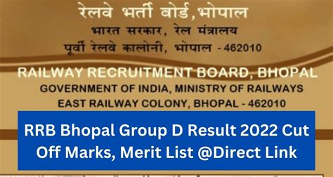 rrb bhopal gov in